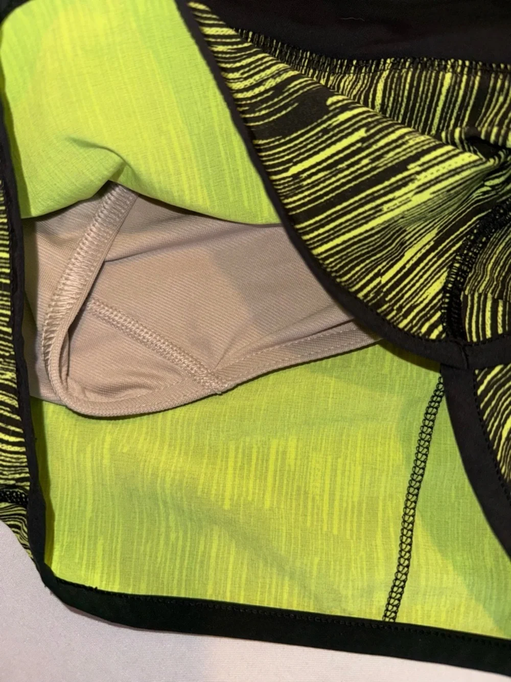 Lululemon Women’s Green Performance Athletic Active Lined Running Shorts Size 4